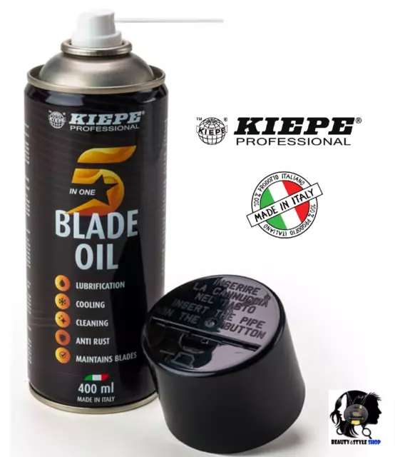 Kiepe Blade Oil 5In1 Refrigerante Lame Testine Tosatrice Tagliacapelli Wahl 400M