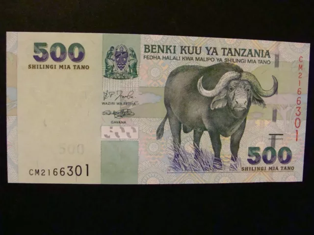 Tanzania 500 Shillings 2003 Crisp UNC
