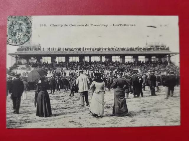 Cpa 94 Champ De Courses Du Tremblay - Les Tribunes