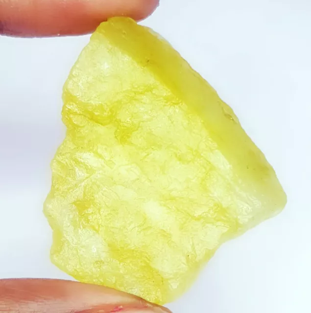 84.87 CT Desseré Pierre Précieuse Charmant Jaune Béryl Heliodor Brute Certifié