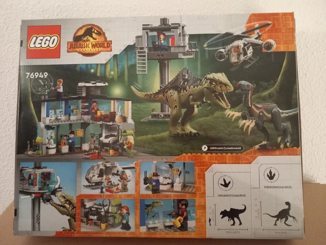 LEGO JURASSIC WORLD: Giganotosaurus & Therizinosaurus Attack (76949 ...