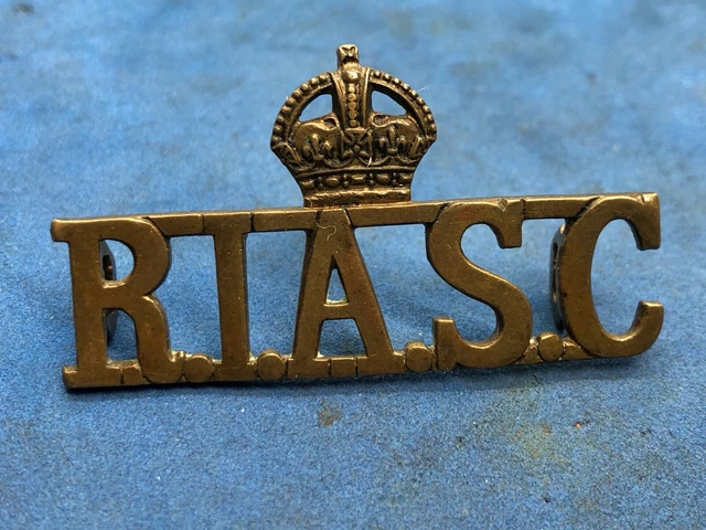 Image Riasc ORIGINAL WW2 BRITISH Army Royal Indian Army Service Corps RIASC ...