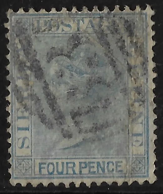 Sierra Leone 1876 QV  wmk CC, p 14, sg 21/Sc 16, used, VF, CV £7.50      (a1138