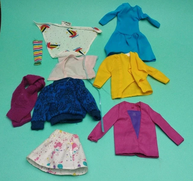 Vintage The World of Barbie Doll Case 1968, with a midge doll & several