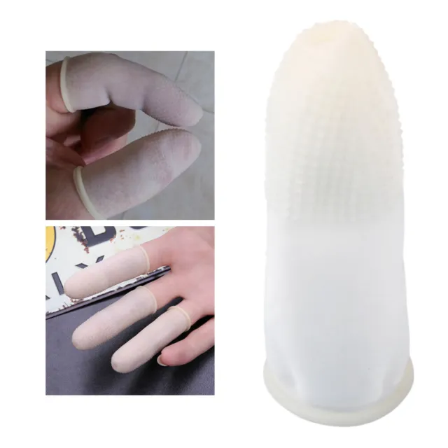 100 piezas Finger Cots guantes de protección para dedos manguitos para dedos