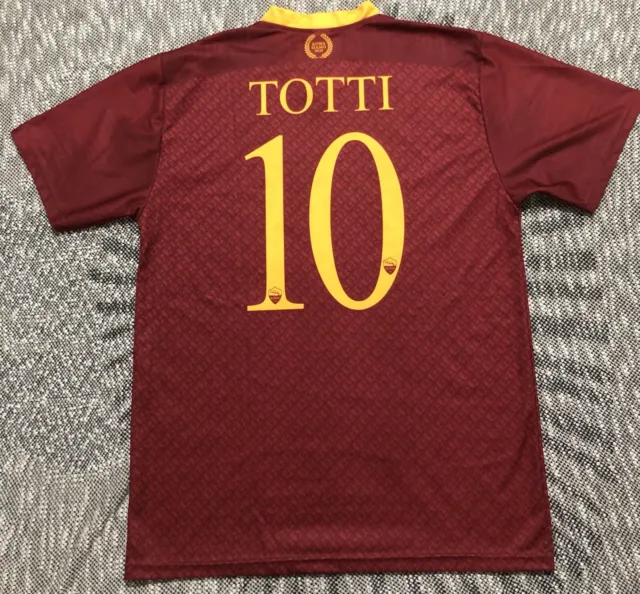 Vintage Roma Totti Jersey Mens Size S #10 -AS Roma - See Pictures for Details