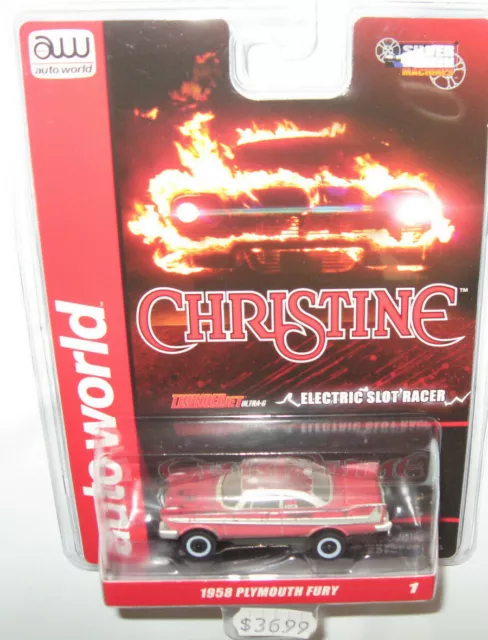 Auto World Sc358/48 Christine 1958 Plymouth Fury Ho Slot Car New Nip