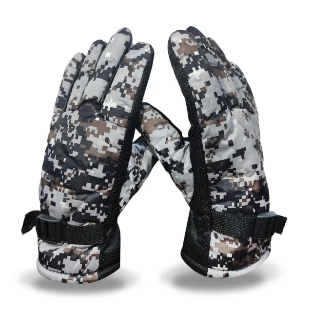 Ski Gloves Winter Waterproof Thermal Insulated Windproof Warm Gloves Mens Womens