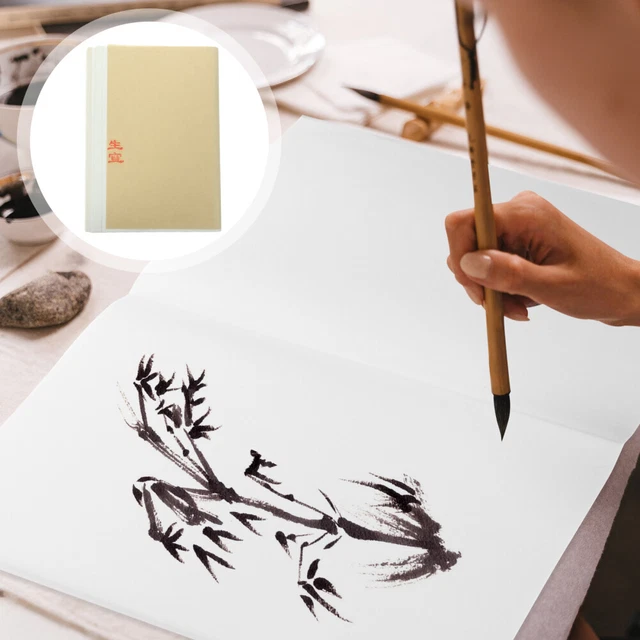 2 Rouleaux Papier De Riz Chinois Vierge – 70x28,5 Cm – Idéal Calligraphie, Peinture Chinoise, Encre & Décoration Murale Artisanale