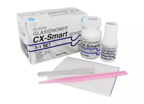 SHOFU HyBond CX Smart GIC Luting Cement BIG PACK - Powder 45g Liquid 30g