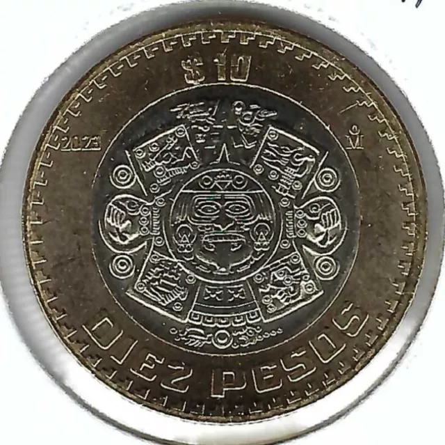 2023 Mexico Brilliant Uncirculated 10 Pesos Coin