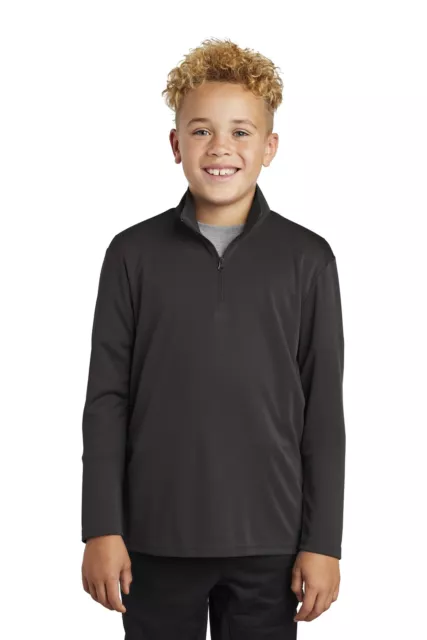 YST357 Sport-Tek Youth PosiCharge Competitor 1/4-Zip Pullover