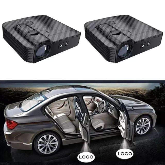2pcs Wireless LED Car Door Lights LED Welcome Projector Shadow Laser For All Car