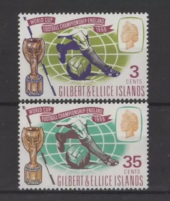 Gilbert And Ellice Islands , 1966,  Sg125/6  Mnh + Gum Set