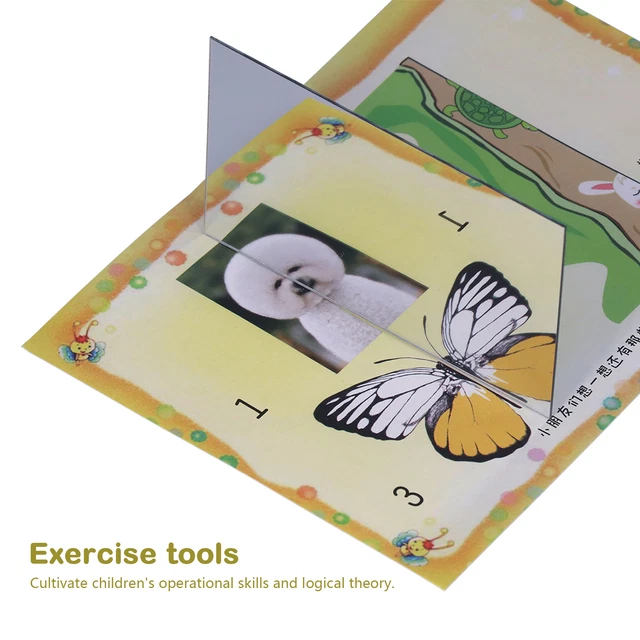 DIY Science Equipment Model Detachable Paper Durable Scientific Plane Mirror
