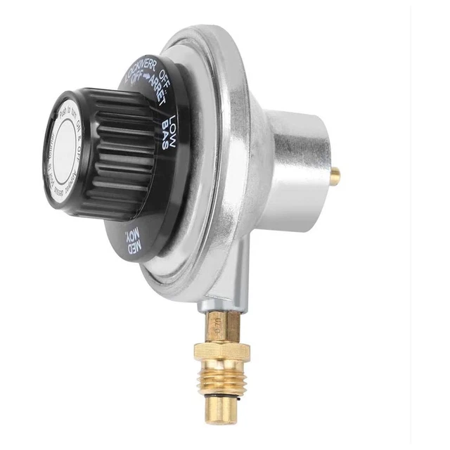 Mr. Heater Propan-Niederdruck-Regler – 160.000 BTU, 1/4" & 3/8" IG Anschlüsse, 1 Jahr Garantie