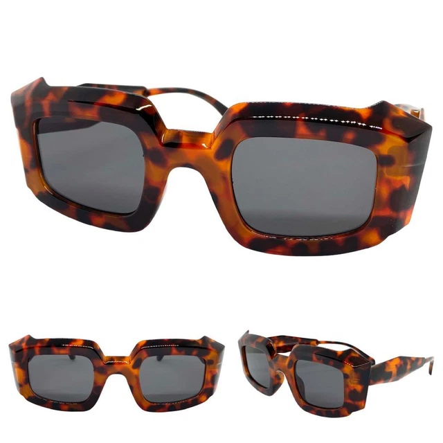 3 Paires Lunettes Rétro Néon - Triangles Colorés, Accessoire Fête, Danse, Décoration (vert/rouge, Rouge/noir, Jaune/blanc) - 3