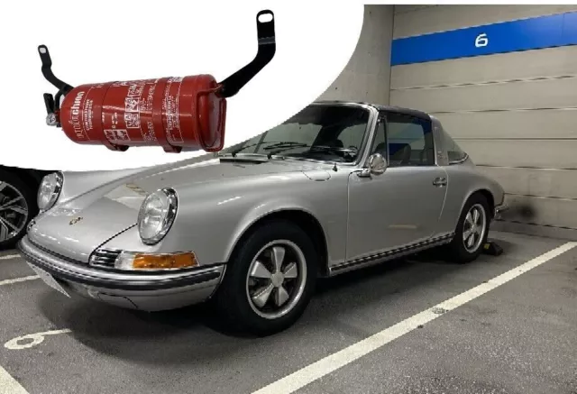 Support d'extincteur Premium pour Porsche 911-sécurisé et élégant