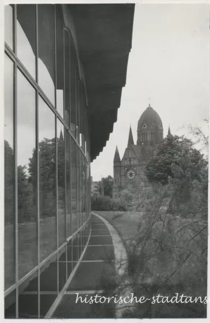 Berlin 1960 Gedenkbibliothek Heilig Kreuz Kirche Architektur - Altes Foto 1960er