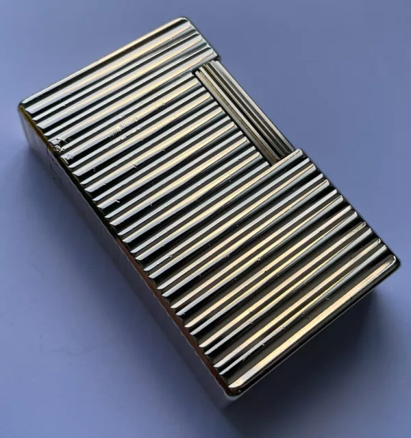St Dupont Gold ‘Lined’ Ligne 1 (LARGE) Lighter - Fully Overhauled
