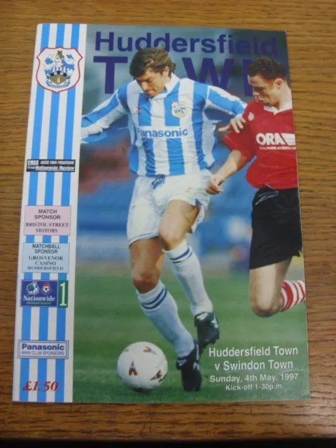 04/05/1997 Huddersfield Town v Swindon Town  . FREE POSTAGE on all UK Orders.