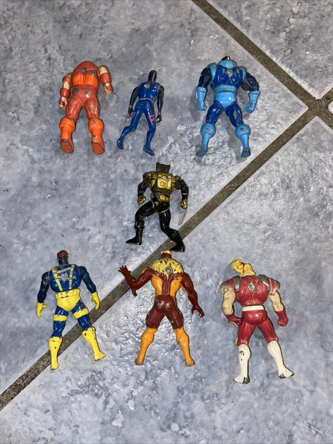 X-Men Toy Biz Marvel Heavy Metal Heroes Lot of 7 Die Cast Figures Vintage - Used 2