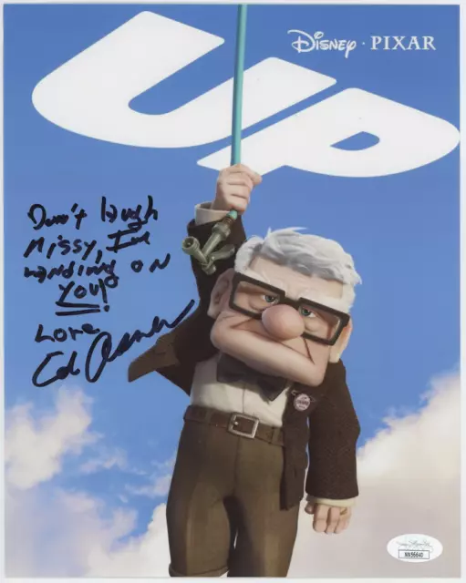 Ed Asner Pixar Up Santa Claus Autographed Signed 8x10 Photo JSA COA 19350