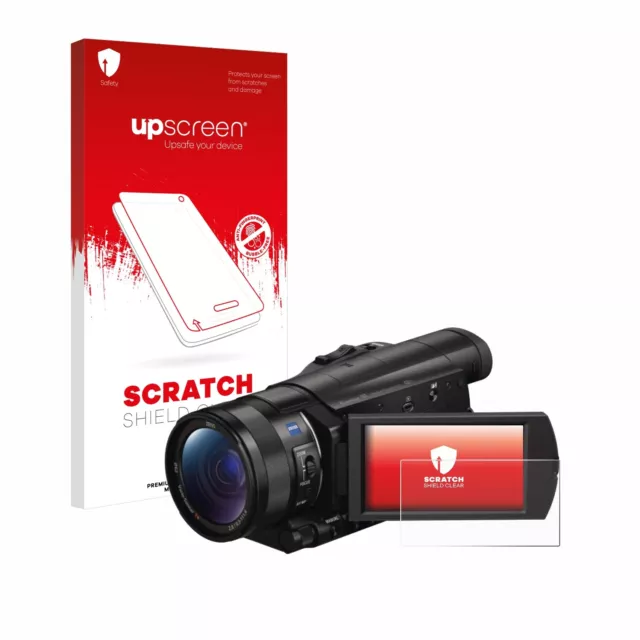 upscreen Screen Protector for Sony FDR-AX100E Screen Guard Clear Screen Film