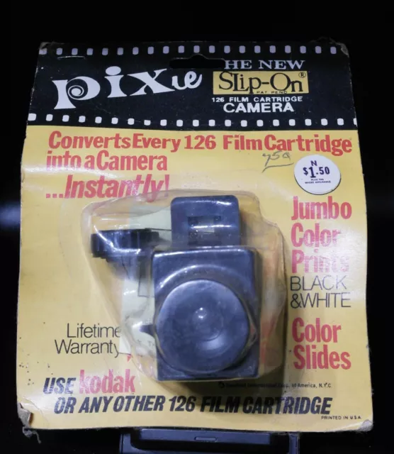 Pixie "Slip On" 126 Film Cartridge Camera Attachment