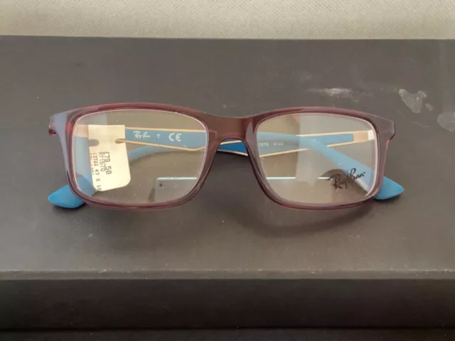 Rayban Junior Square RY1570 Glasses Frames in Transparent Fuxia BRAND NEW