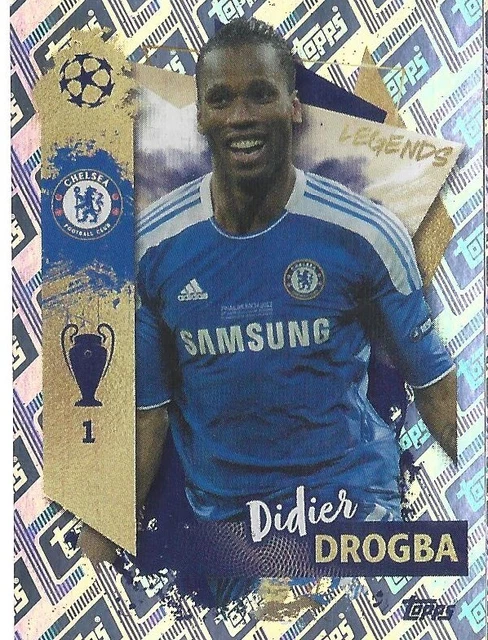 Drogba Sticker TOPPS UEFA CHAMPIONS League 2022/2023 Sticker No. 537 Didier Drogba £0. ...