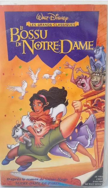 vhs cassette  Walt disney - Le bossu de Notre Dame - Les grands classiques