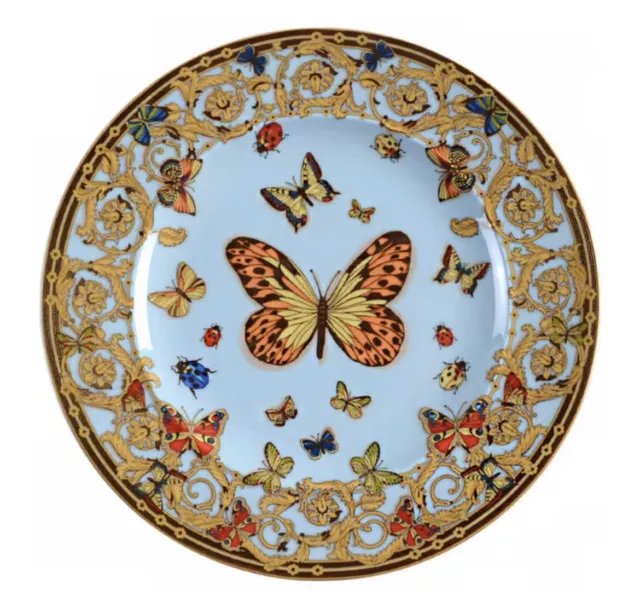 VERSACE Le Jardin de Versace Rosenthal 7" Bread & Butter Plate Butterfly Garden