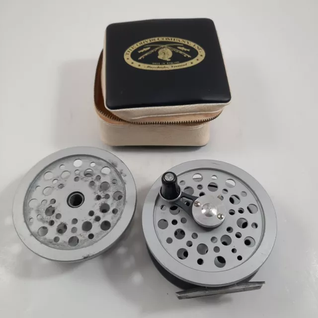 Orvis Magnalite Multiplier Fly Reel w/ Original Case England MUST SEE  CONDITION