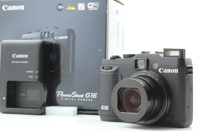 [ TOP MINT in BOX ] Canon PowerShot G16 12.1MP 5x Zoom Digital Camera from JAPAN