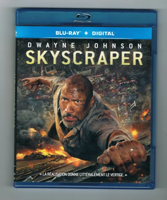 Skyscraper - Dwayne Johnson - 2018 - Blu-Ray - Comme Neuf