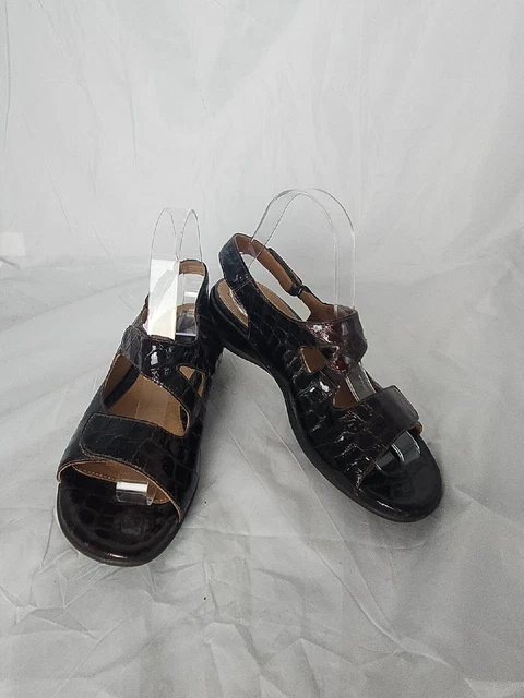 Clarks Artisan Women’s Size 8 N Timeless Croc Patent Leather Sandals Shoes 85465 Clarks Artisan Women’s Size 8 N Timeless Croc Patent Leather Sandals Shoes 85465