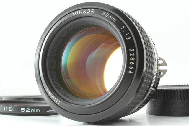 [N MINT] Nikon Ai Nikkor 50mm f1.2 MF Standard Prime Lens + Cap From Japan N581