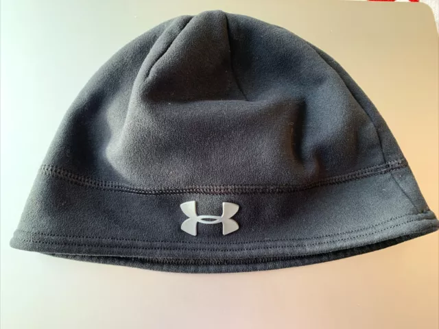 Under Armour Youth Reactor Element Beanie Skull ColdGear Boys 8+ OSFM Black