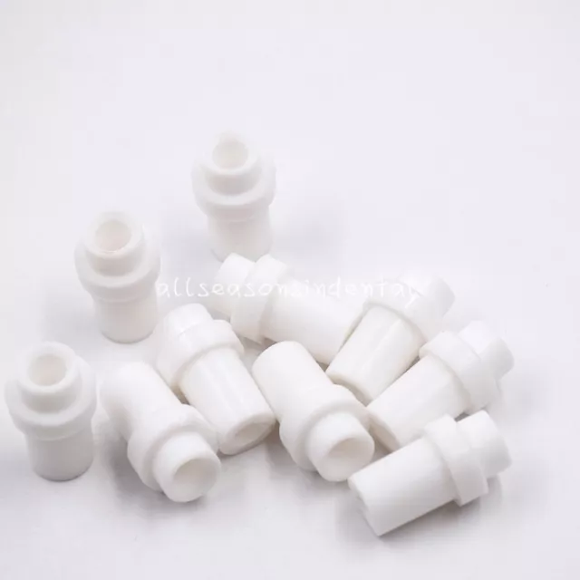 10 Pcs Dental Suction Tube Saliva Ejector Suction Adaptor Convertor Autoclavable