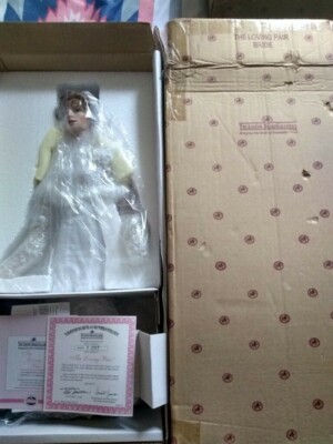Ashton Drake Galleries-The Loving Pair Bridal Doll, In Box