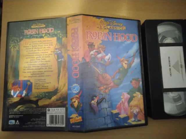 Robin Hood VHS I Classici Walt Disney