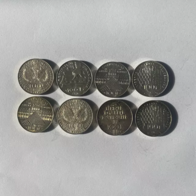 Lot Pièces Argent 100 Francs