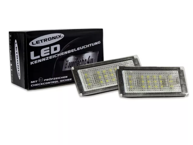 18 SMD LED Kennzeichenbeleuchtung Kennzeichenleuchten passend für BMW E46 E-Prüf