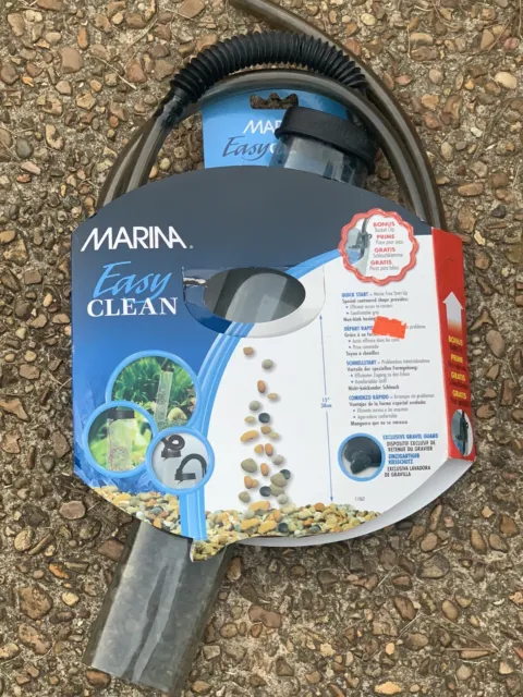 NEW Hagen Marina Fluval Easy Clean Vac Gravel Cleaner 15" For Aquarium Fish Tank