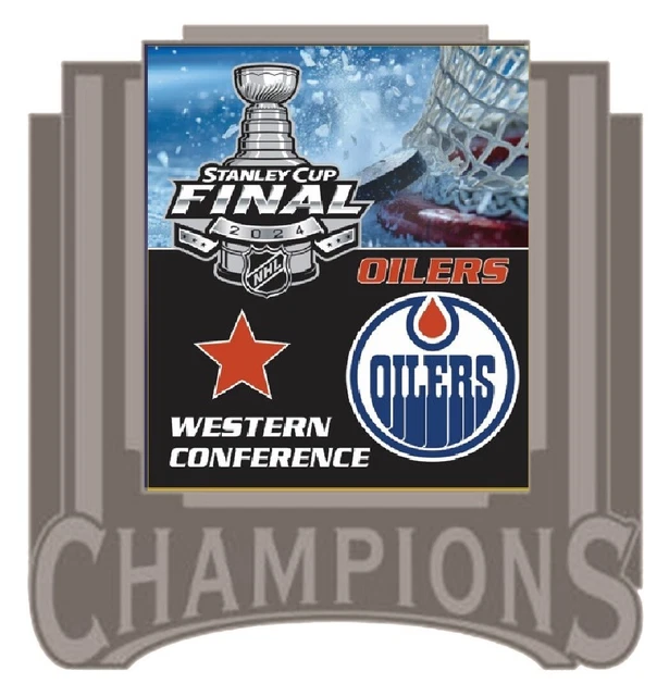 2024 NHL PLAYOFFS Pin Edmonton Oilers Western Conference Champions