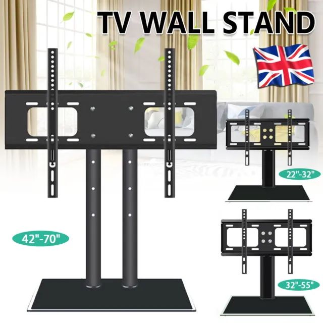 Desk TV Bracket Table Top TV Stand 26-70 Inch LCD Plasma Falt Mount Universal