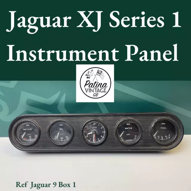 Jaguar XJ Series 1 Instrument Panel. Kienzle Clock.