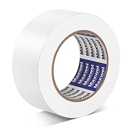 Duct Tape White Heavy Duty - 1.88 in Wide 35 Yds Waterproof Designs No Residue S