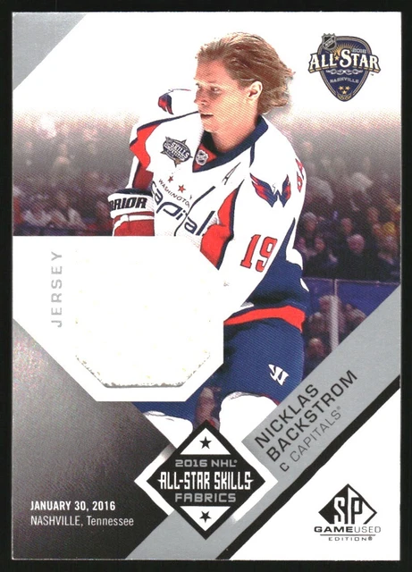 2016-17 SP Game Used All Star Skills Fabrics #ASNB Nicklas Backstrom C Jersey